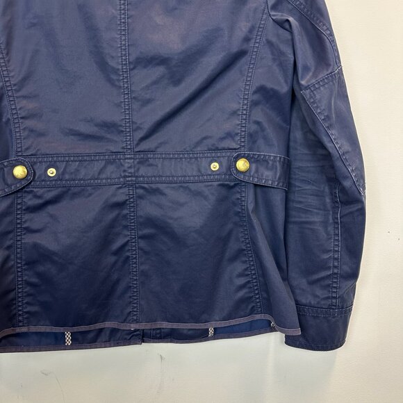 J. Crew Coated Navy Downtown Field Utility Jacket XS - Picture 13 of 15
